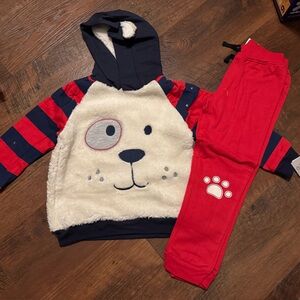 Carter's Navy and Red Kids Matching Set